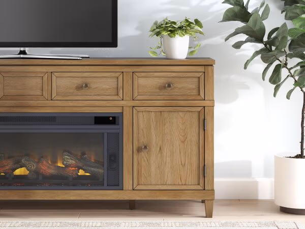 Sharlance 81" TV Stand with Electric Fireplace - Image 5