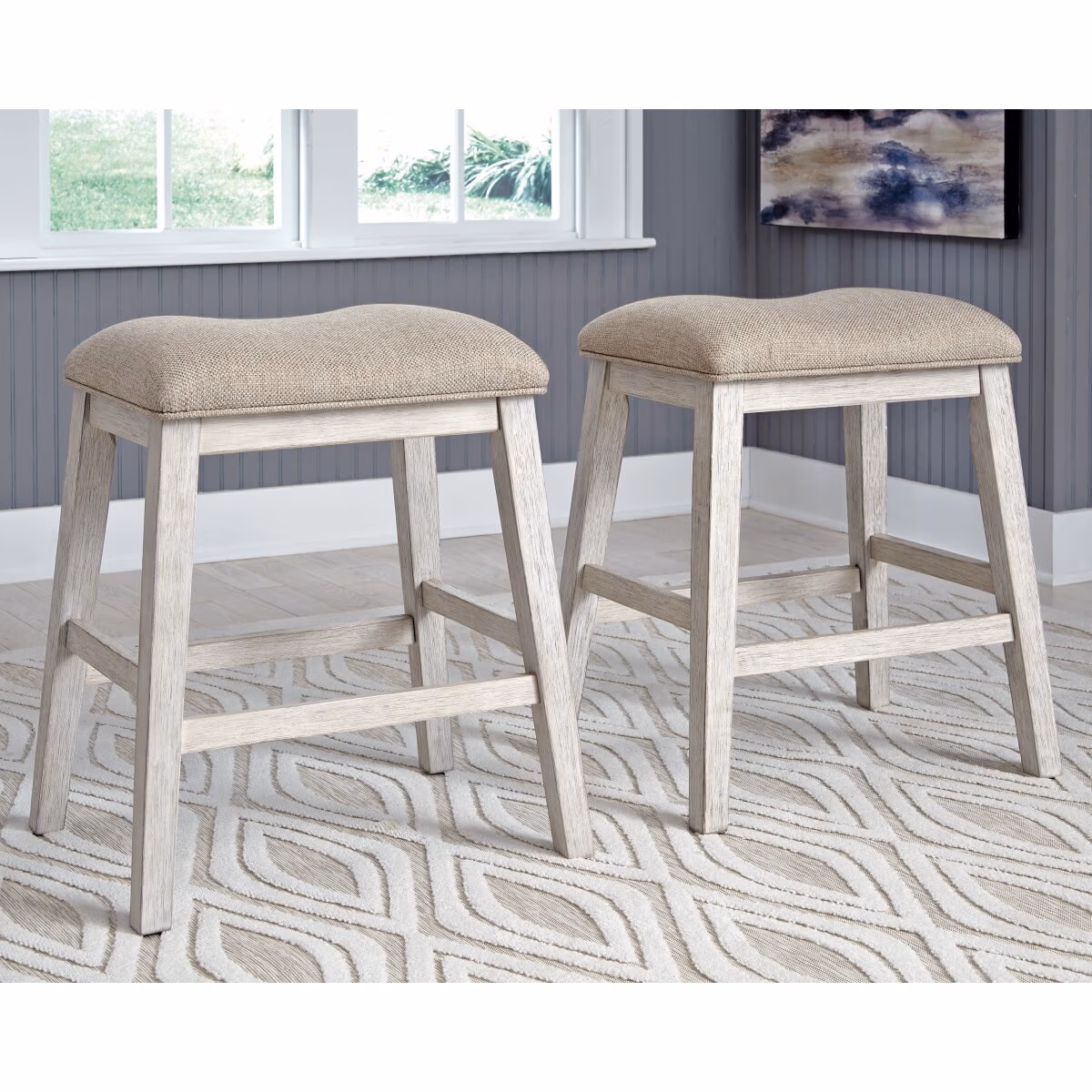 Skempton Counter Height Bar Stool (Set of 2) - Image 3