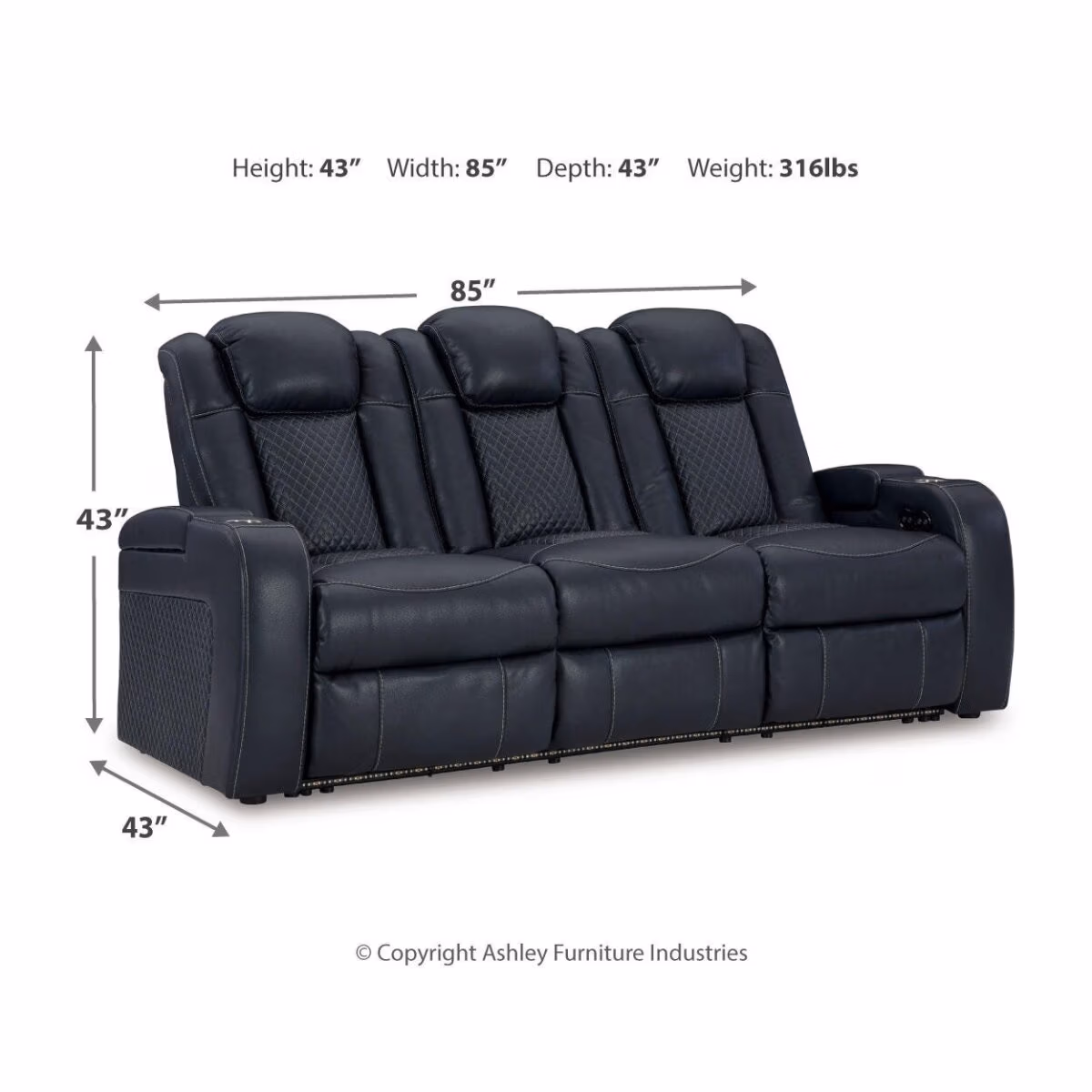 Fyne-Dyme Power Reclining Sofa - Image 5