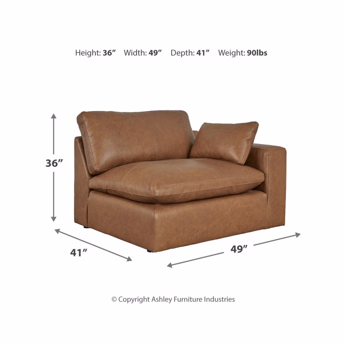 Emilia 5-Piece Sectional and Ottoman - Image 24