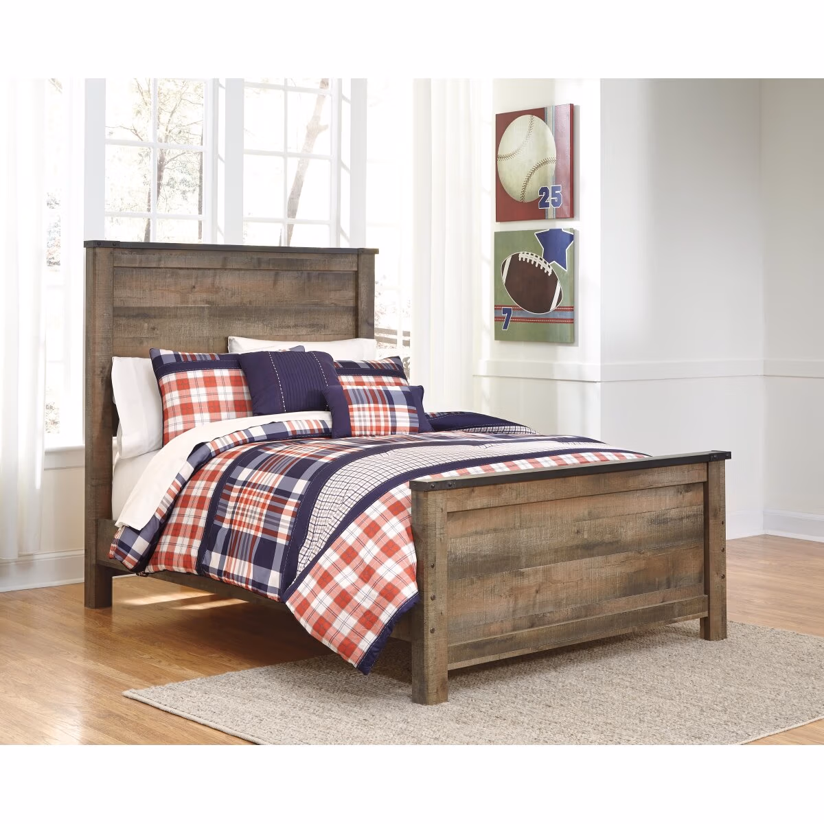 Trinell Full Panel Bed with Storage and Dresser - Image 6
