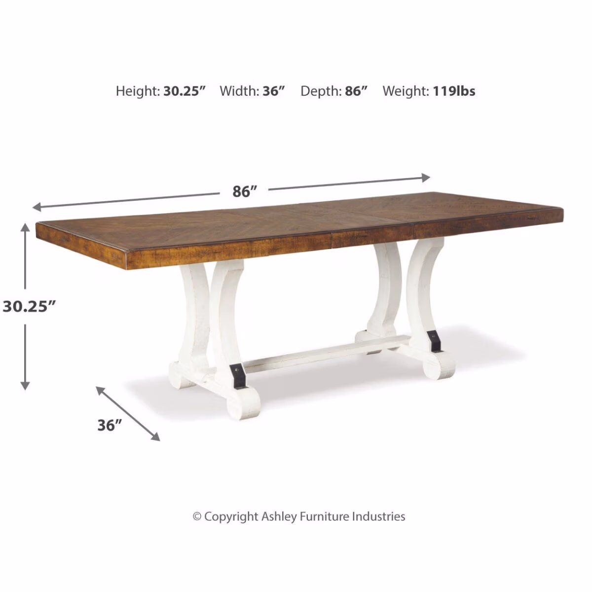 Valebeck Dining Table - Image 5