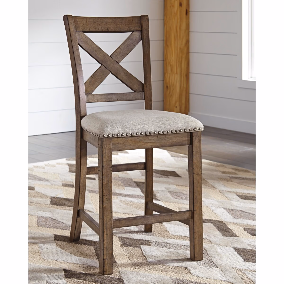 Moriville Counter Height Extension Table and 8 Barstools - Image 8