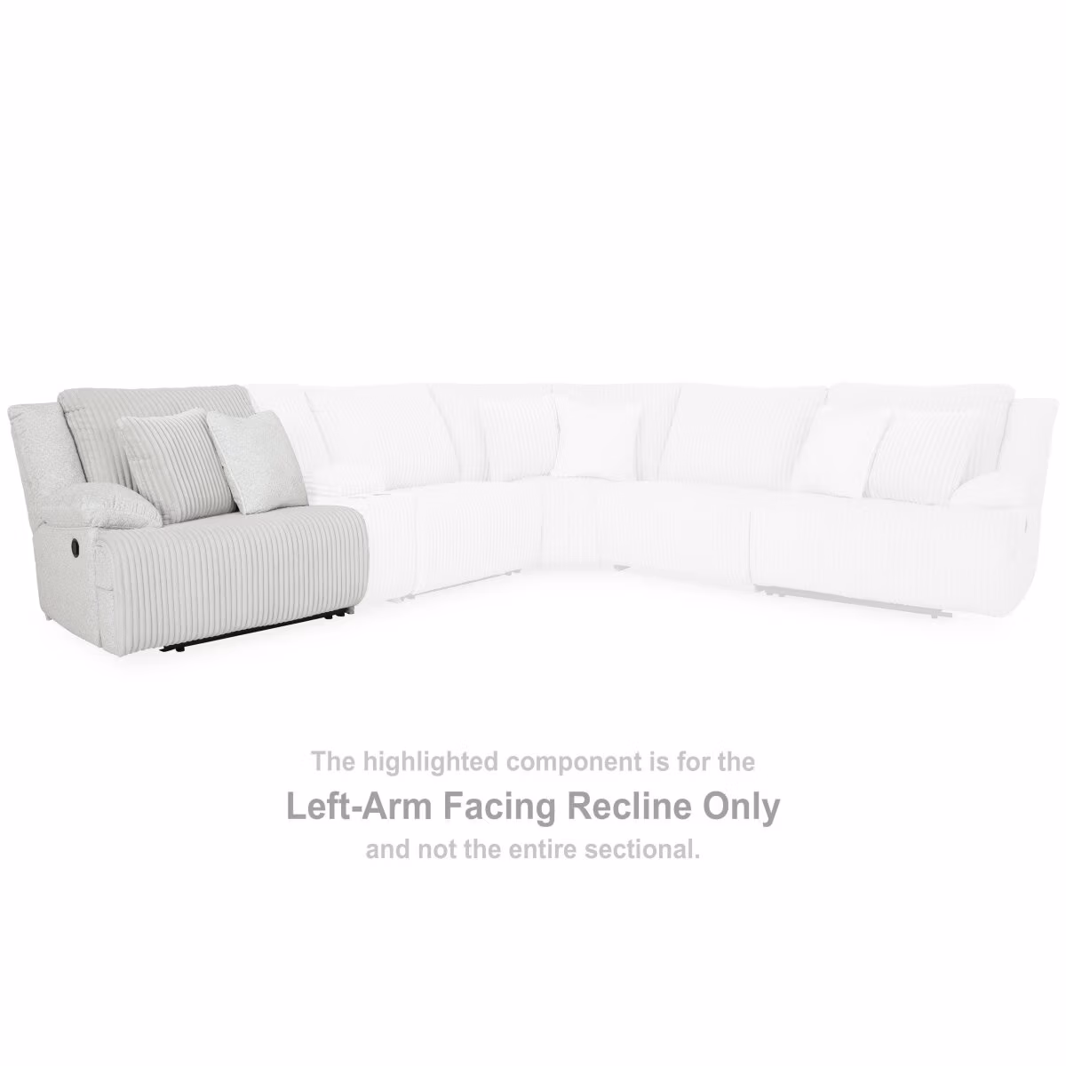 Top Tier Left-Arm Facing Recliner - Image 3