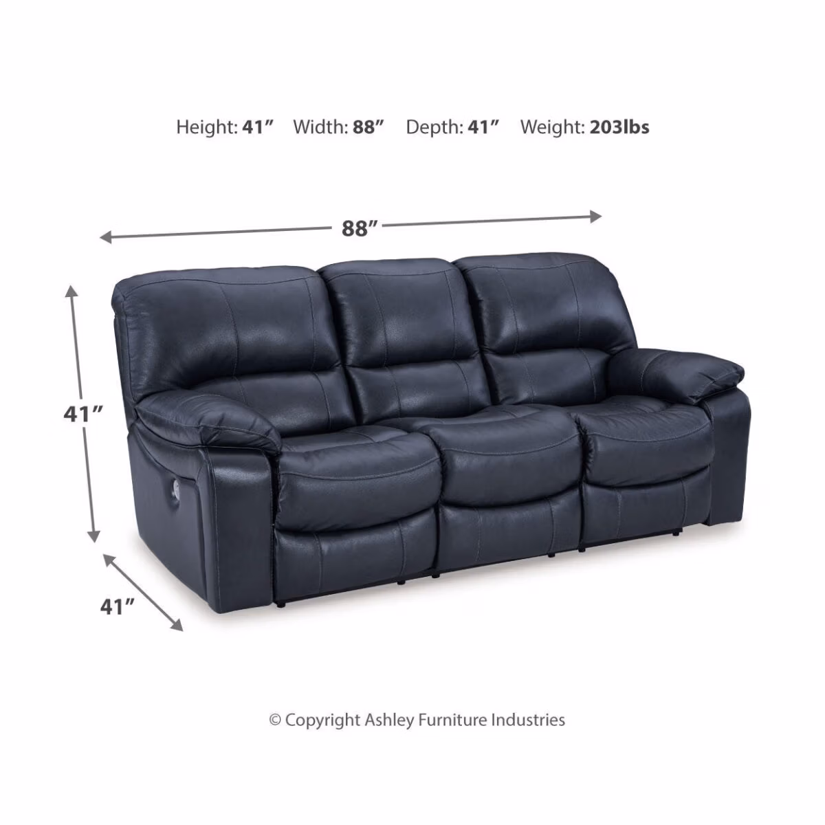 Leesworth Power Reclining Sofa - Image 5
