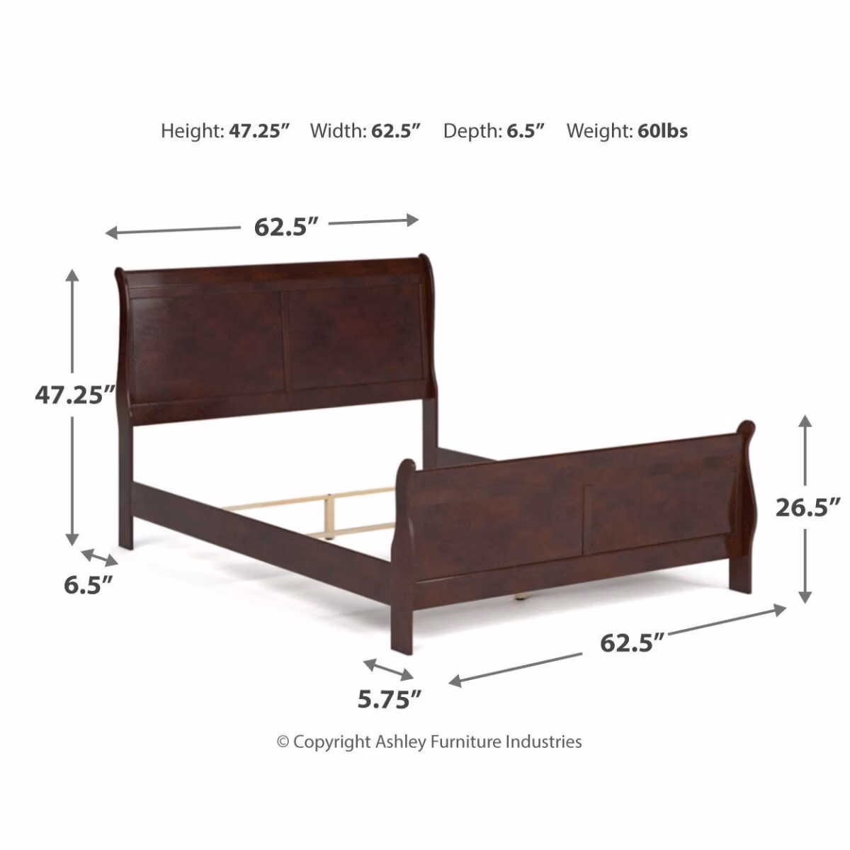 Alisdair Queen Sleigh Bed, Dresser and Chest - Image 9