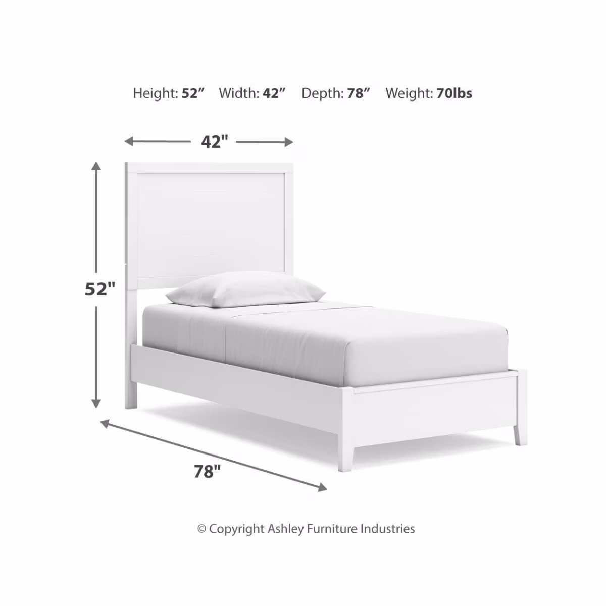 Binterglen Twin Panel Bed, Dresser and Mirror - Image 12
