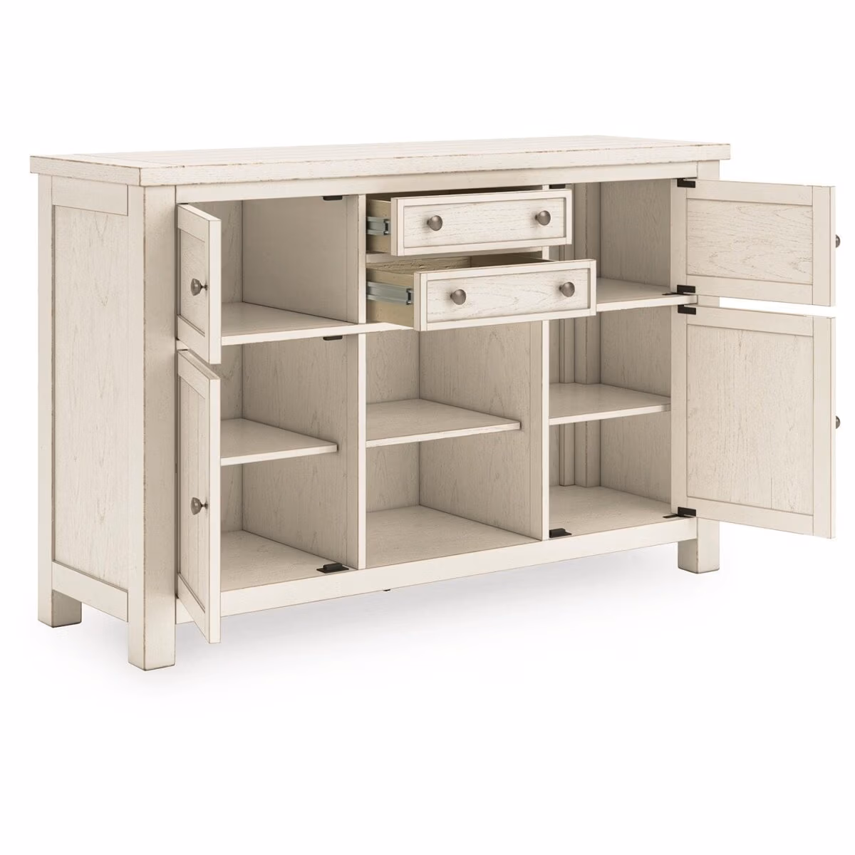 Robbinsdale Counter Height Dining Table, 2 Barstools, Bench and Server - Image 21