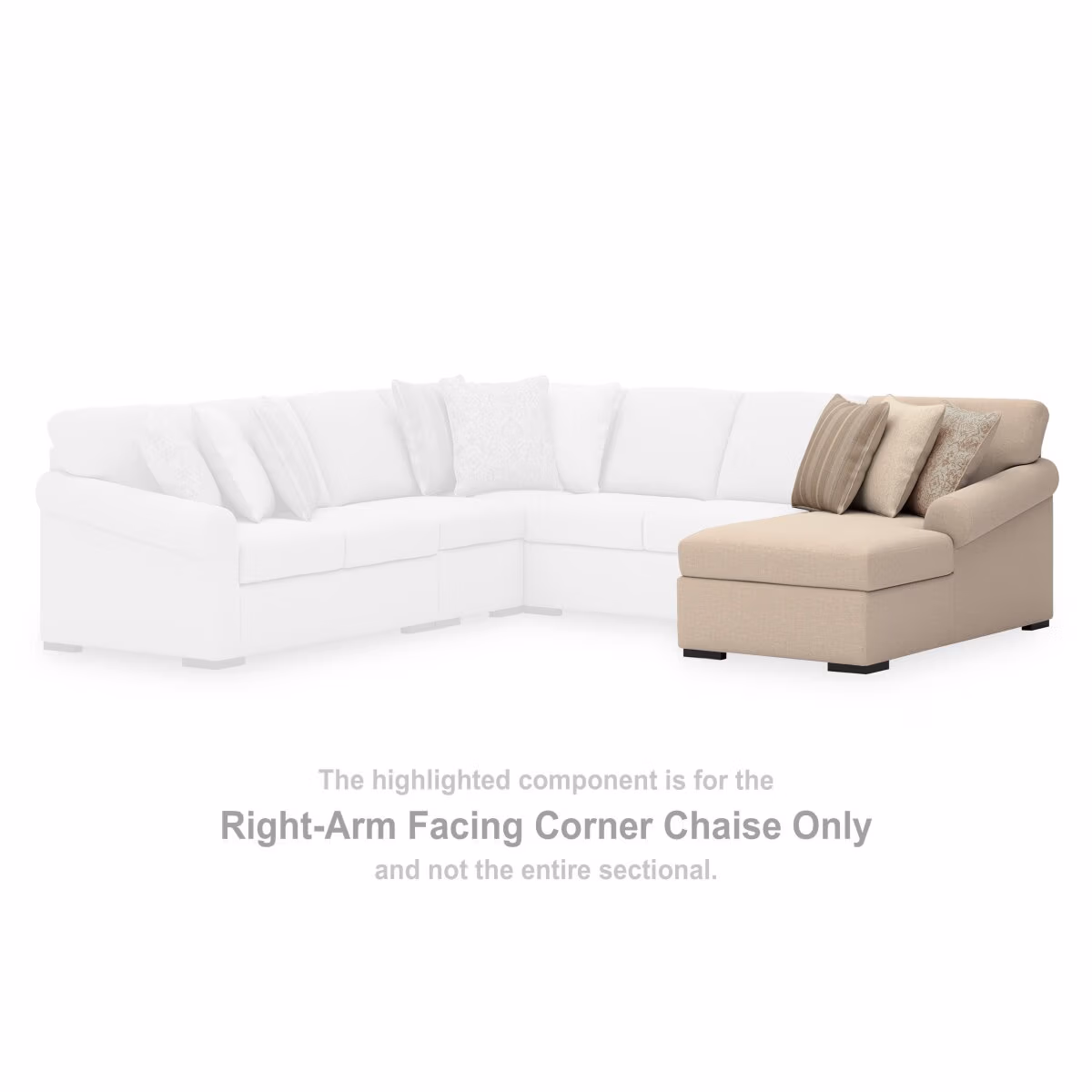 LadyMae Right-Arm Facing Corner Chaise - Image 3
