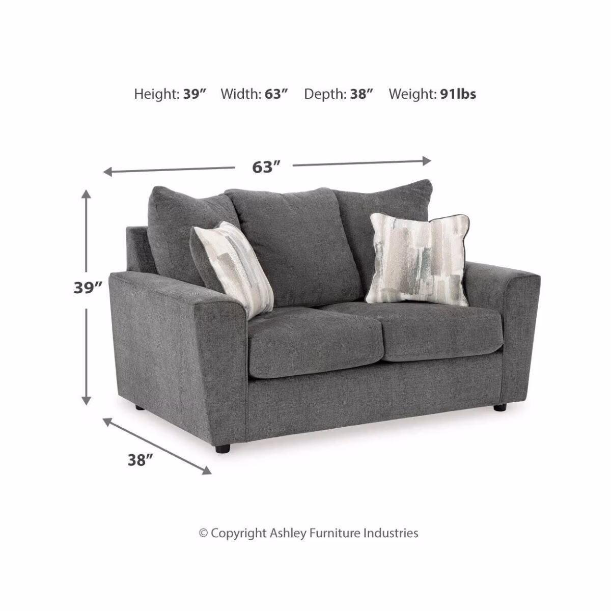 Stairatt Loveseat - Image 7