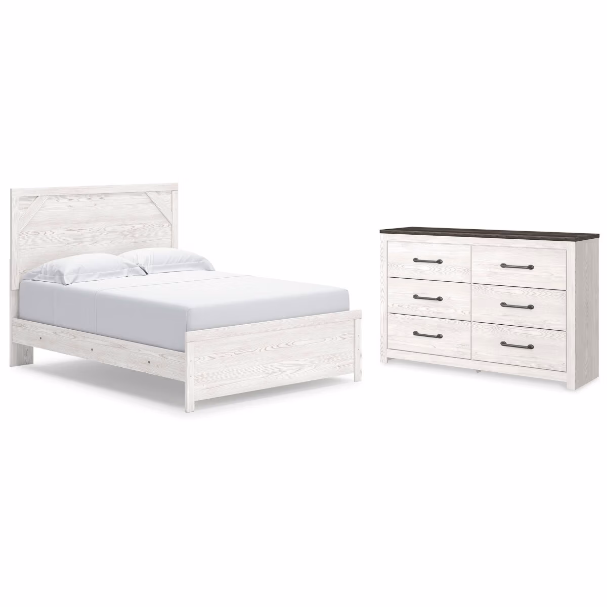 Gerridan Queen Panel Bed and Dresser - Image 2