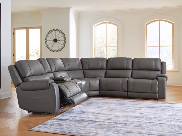 5Z - Pittson 6-Piece Power Reclining Sectional - Image 2