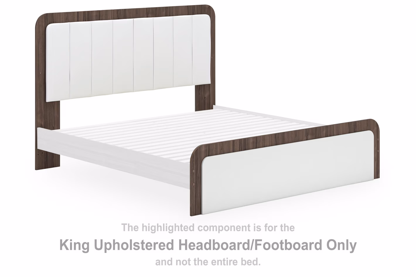 Kendanport King Upholstered Headboard/Footboard