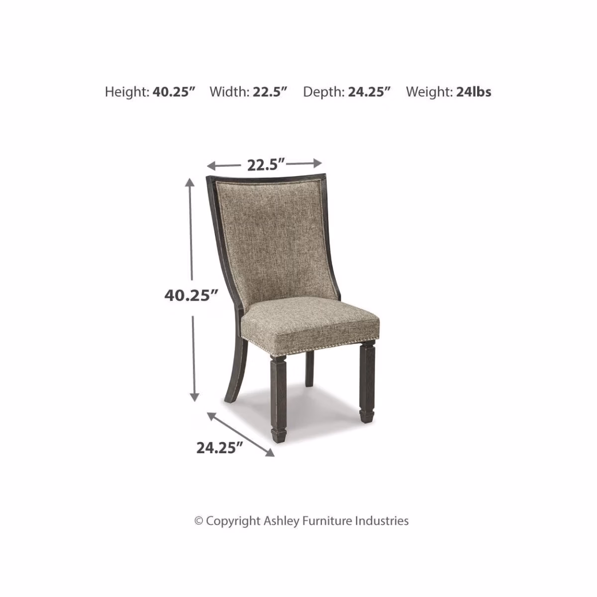 Tyler Creek Dining Table and 4 Chairs - Image 6