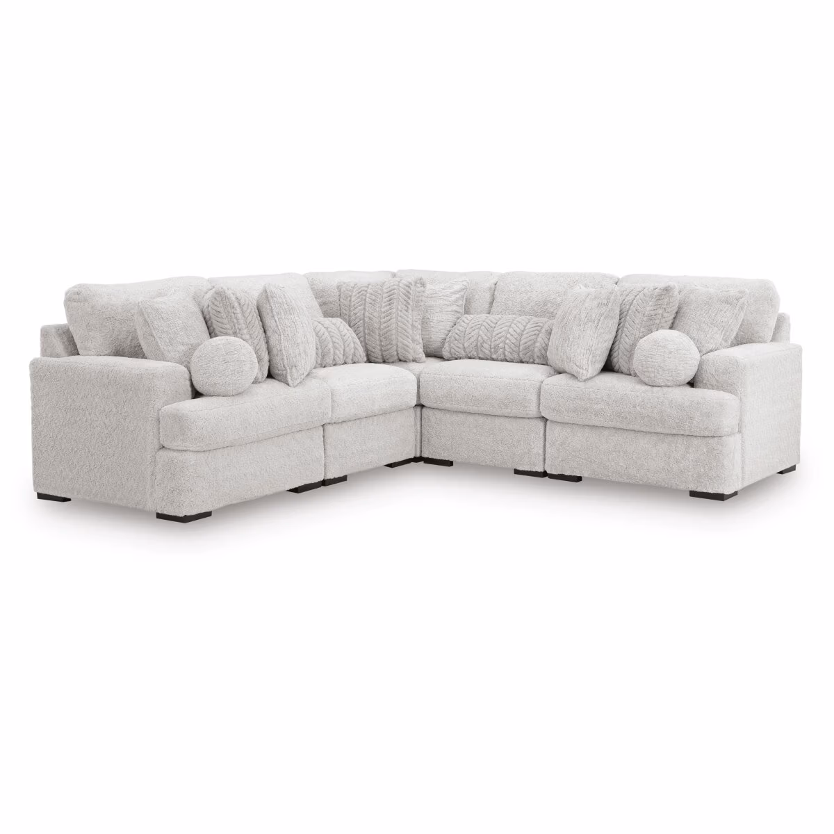 Cuddle Plush 5-Piece Sectional - Image 2