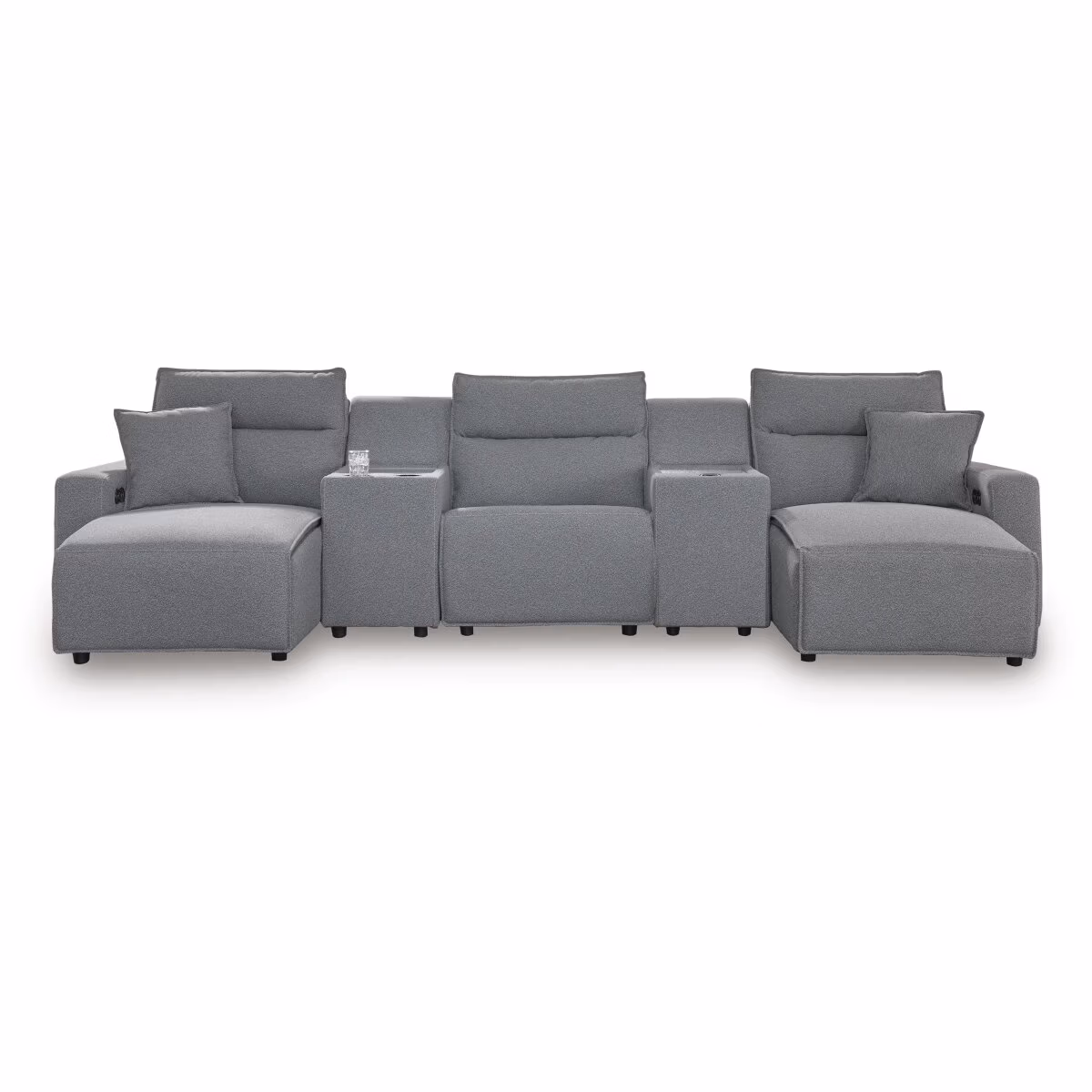 Modmax II 5-Piece Power Reclining Sectional with Chaise and Consoles - Image 2