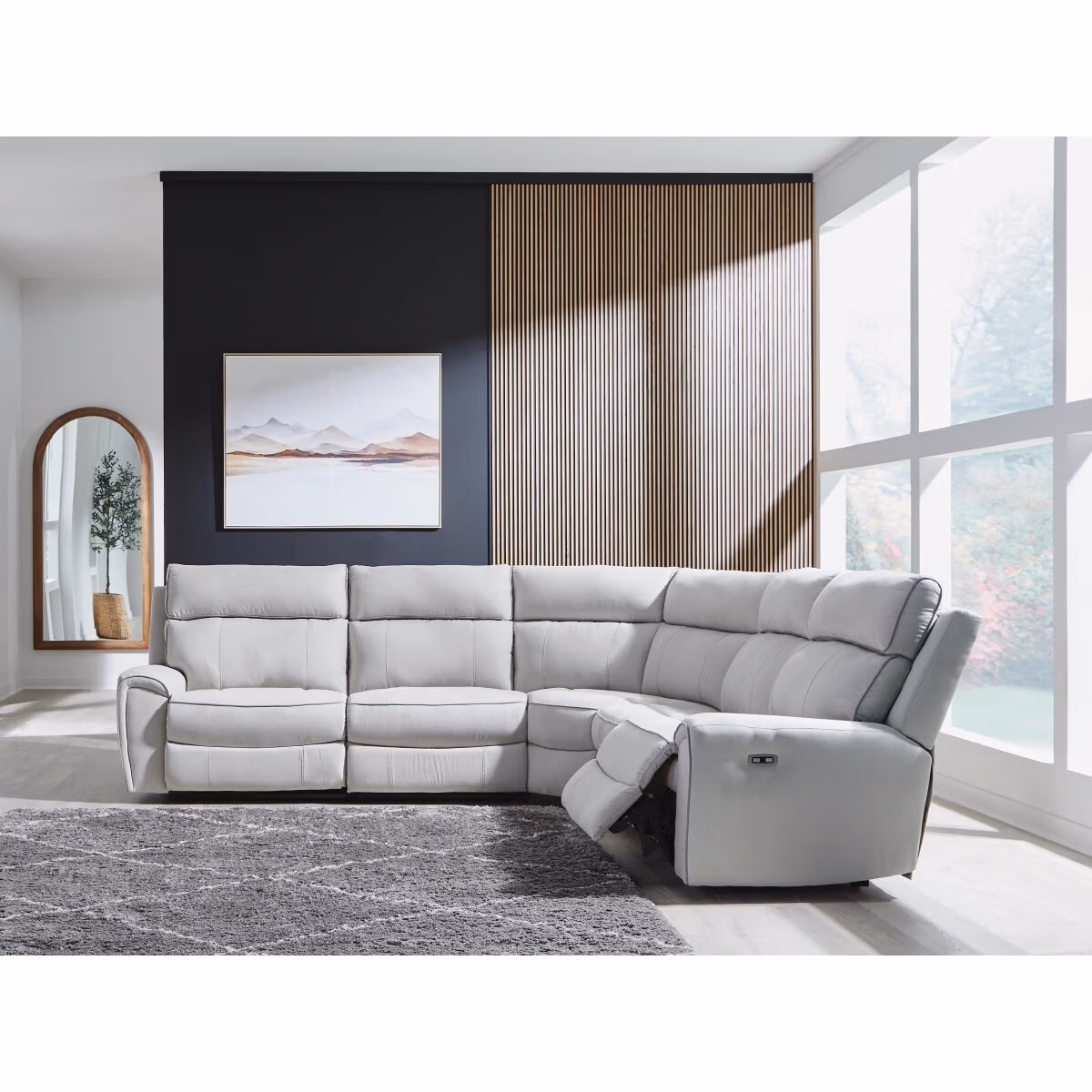 Social Pointe 5-Piece Power Reclining Sectional - Image 3