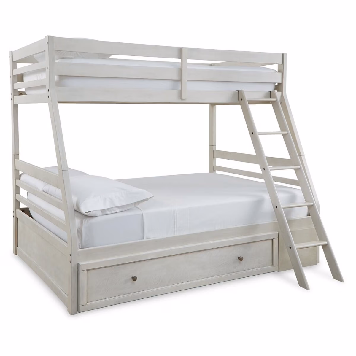 Robbinsdale Twin over Full with Storage and Mattresses - Image 6