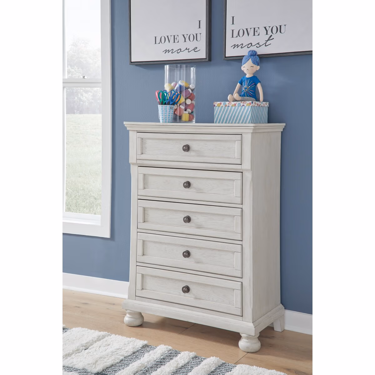 Robbinsdale Twin over Full Bunk Bed, Dresser and Chest - Image 19