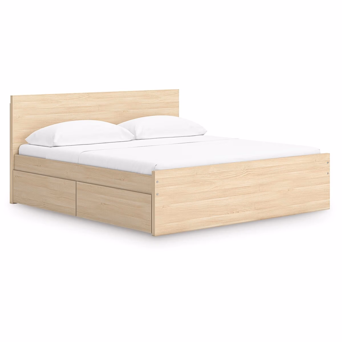 Onita King Panel Platform Bed with 2 Side Storage - Image 2