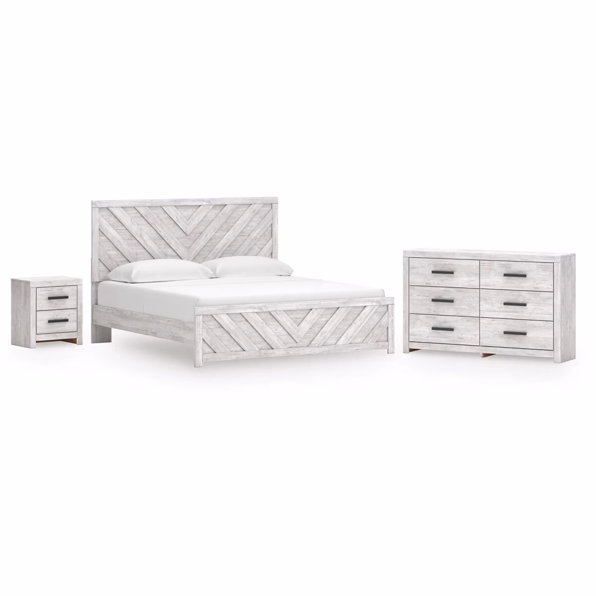 Cayboni King Panel Bed, Dresser and Nightstand - Image 2