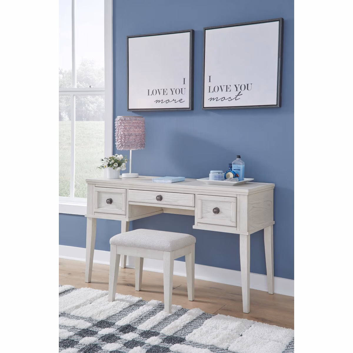 Robbinsdale Vanity with Stool - Image 2
