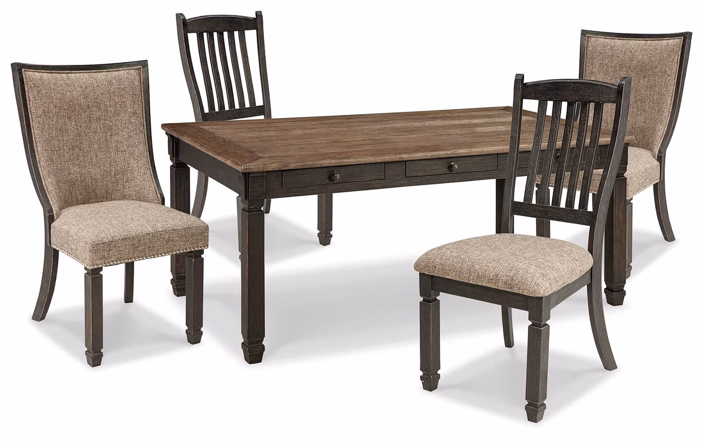 30c4fb1413973e7071036a468df1dc44 Tyler Creek Dining Table and 4 Chairs - Image 1