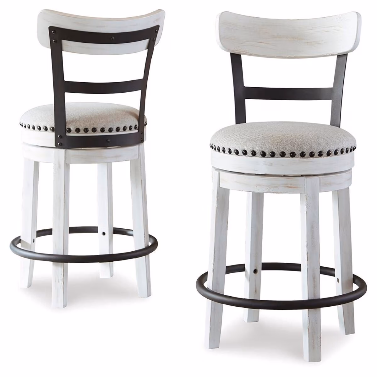 Valebeck Counter Height Dining Table, 4 Barstools and Server - Image 6