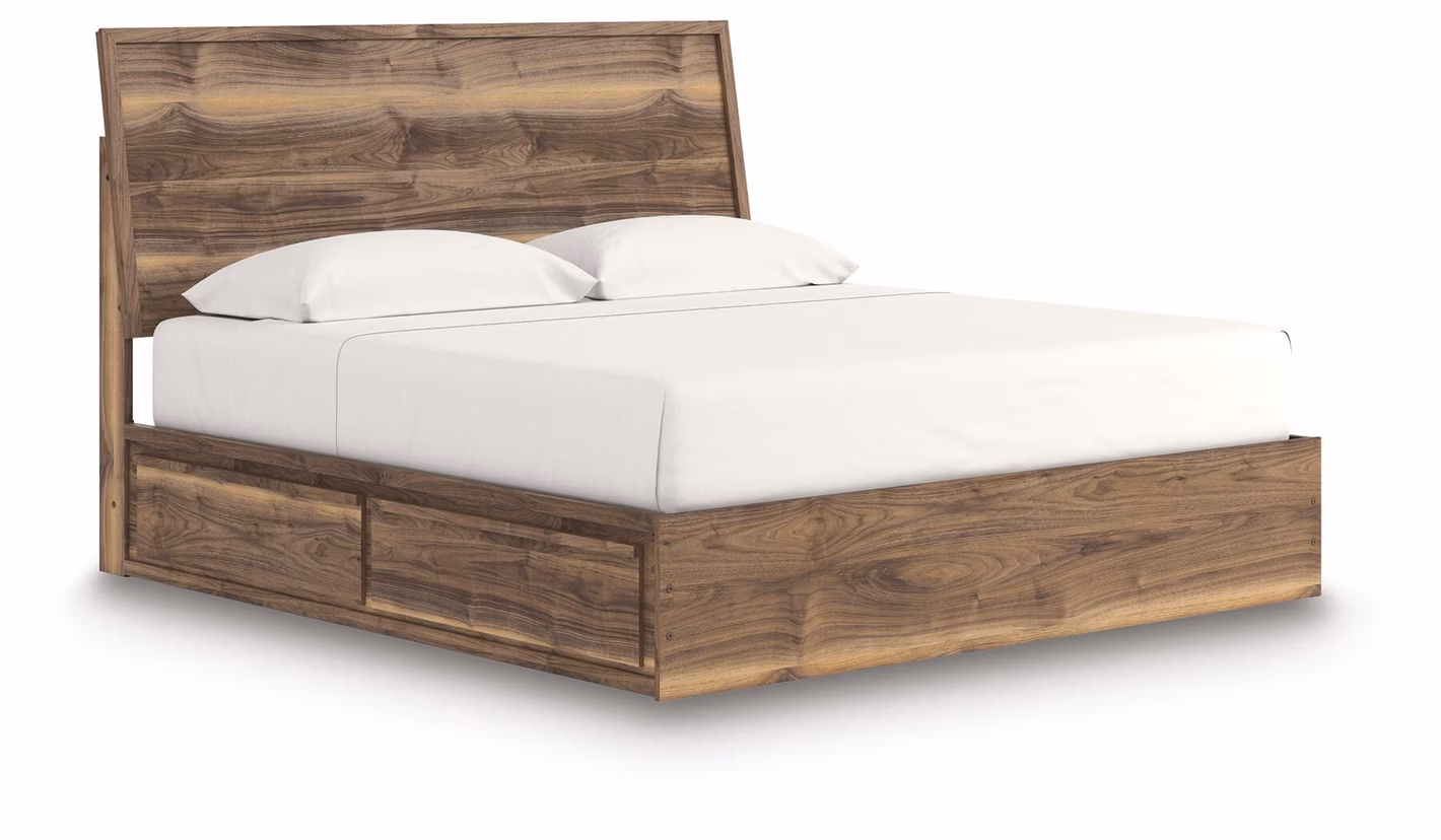 Chirason King Panel Bed with Storage