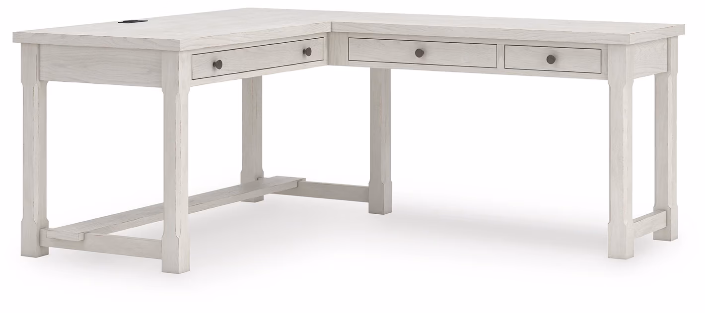 Robbinsdale L-Shaped Home Office Desk