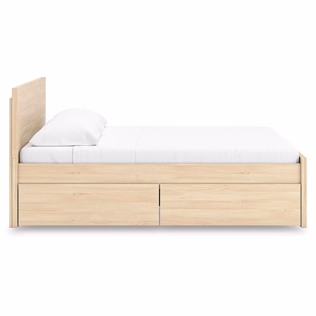 Onita King Panel Platform Bed with 1 Side Storage - Image 8