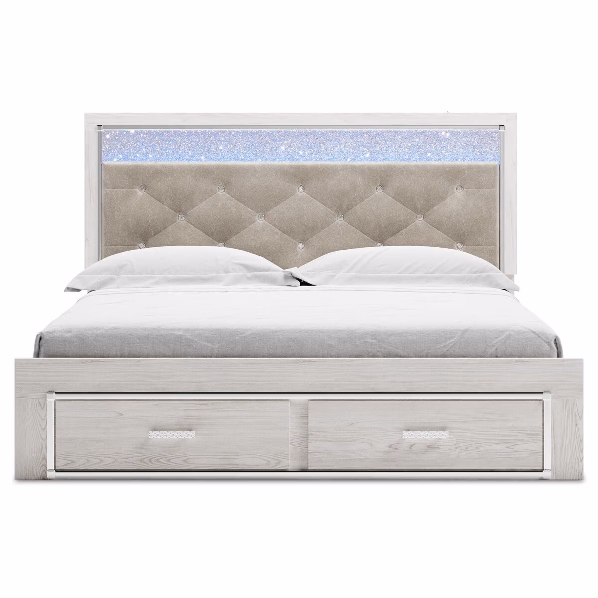 Altyra King Upholstered Storage Bed, Dresser, Mirror, Chest, and Nightstand - Image 12