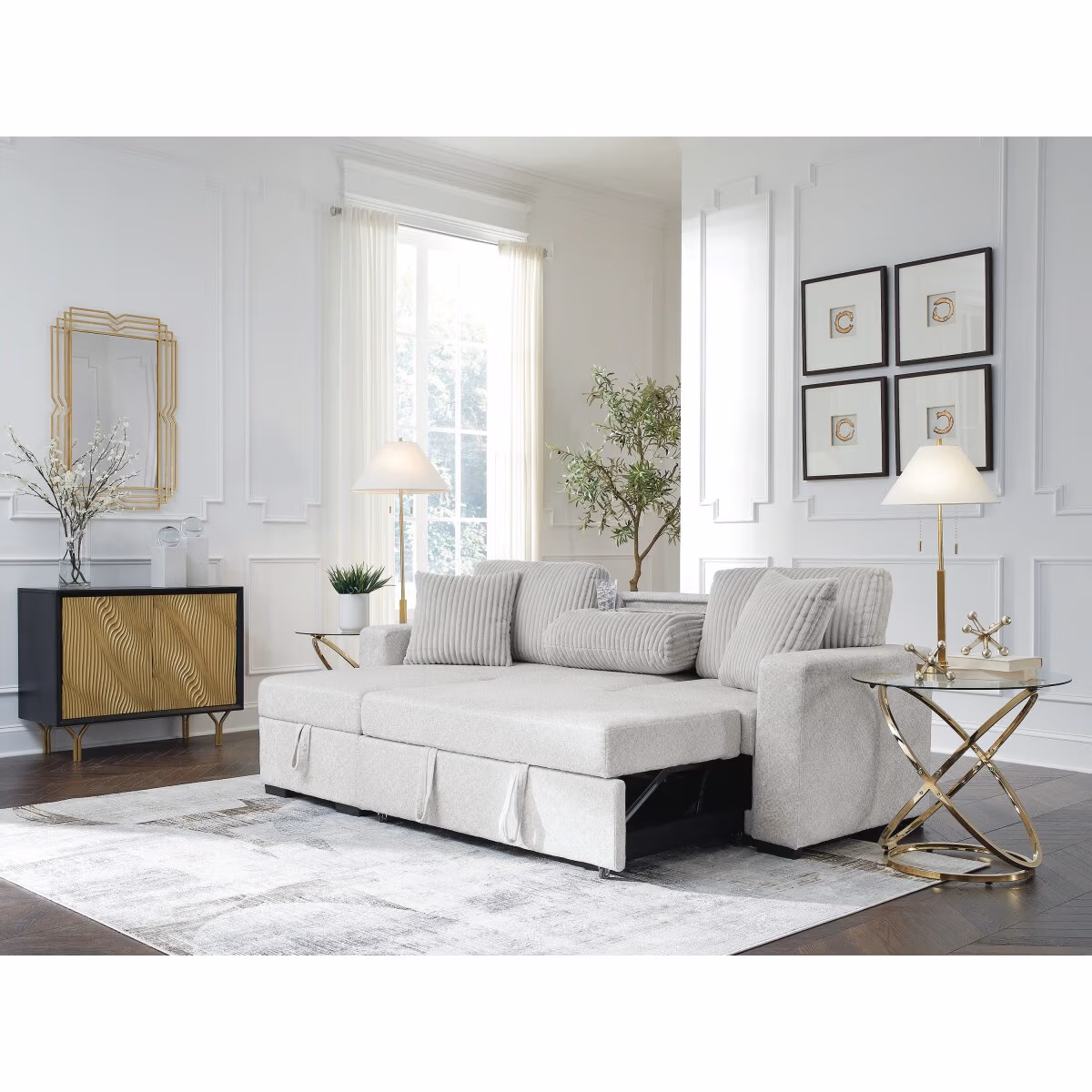 Wohlen 2-Piece Sectional with Pop Up Sleeper and Chaise - Image 13