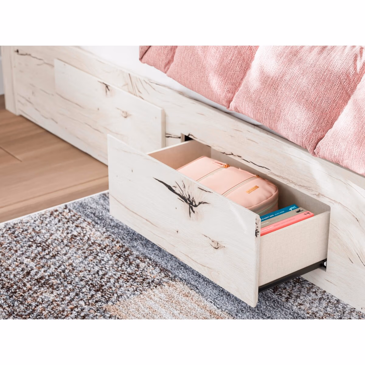 Lawroy Twin Panel Bed with Storage - Image 13