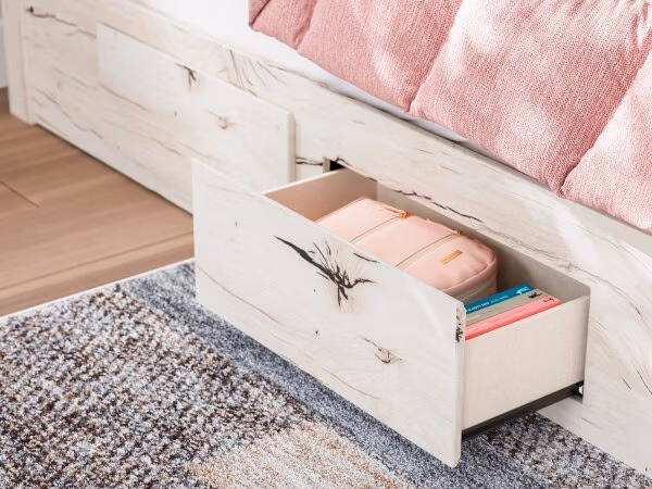 Lawroy Twin Panel Bed with Storage - Image 13
