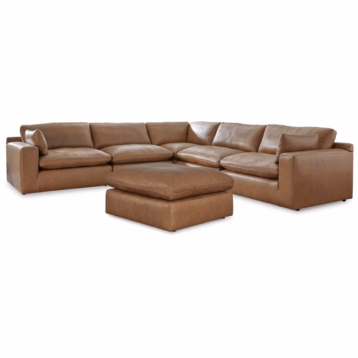 Emilia 5-Piece Sectional and Ottoman - Image 2