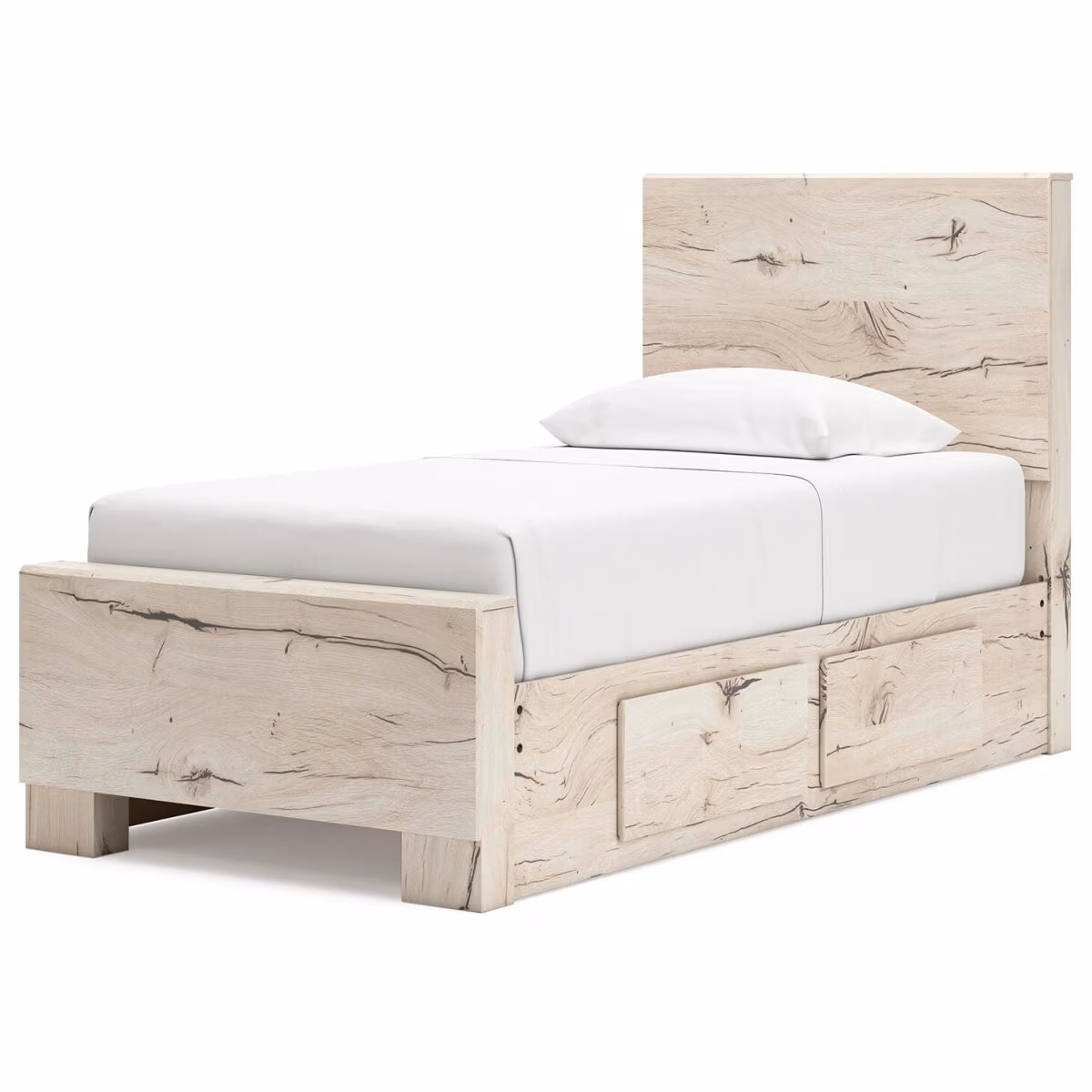 Lawroy Twin Panel Bed with Storage - Image 5