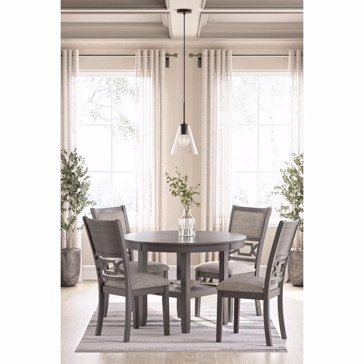Wrenning Dining Table and 4 Chairs (Set of 5) - Image 6