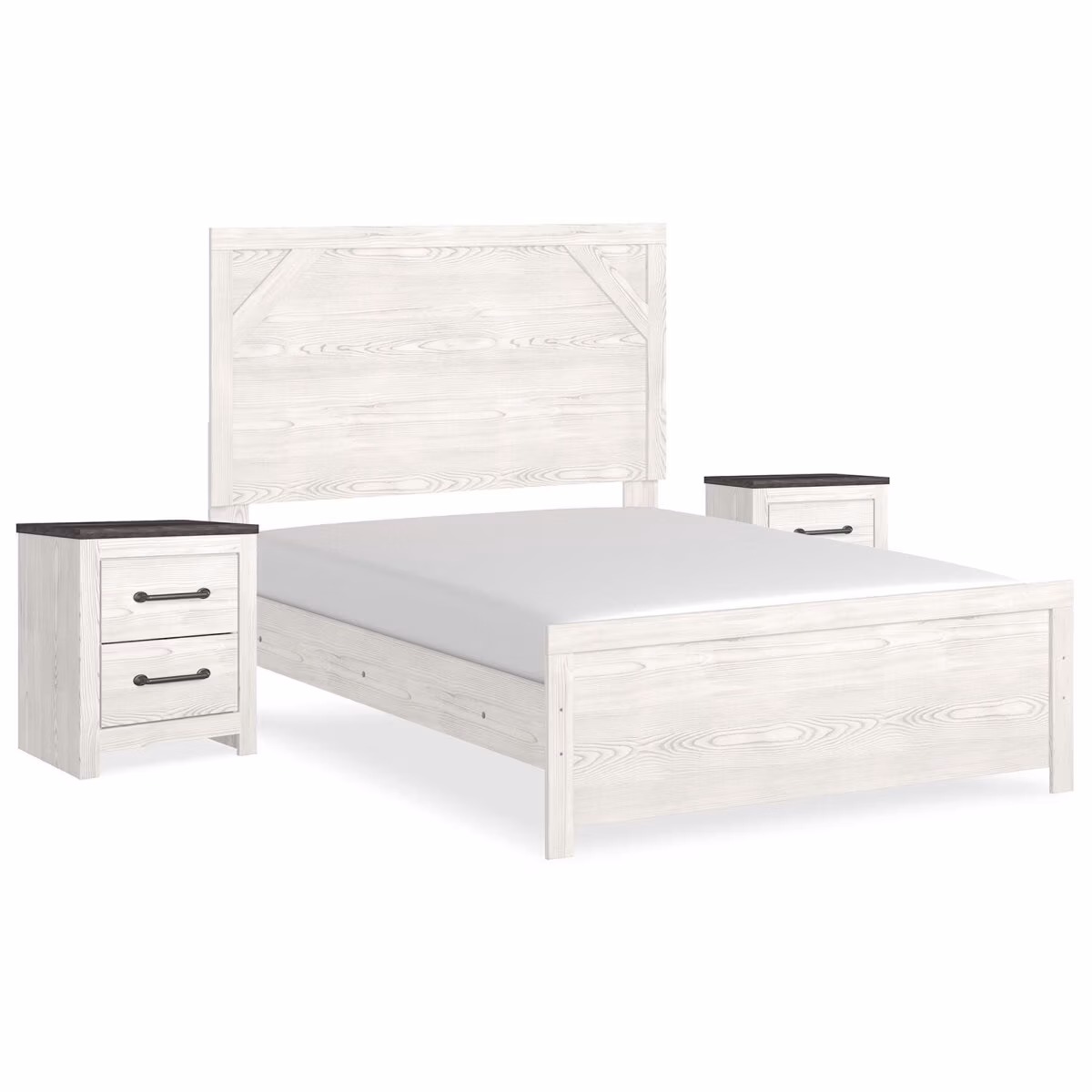 Gerridan Full Panel Bed and 2 Nightstands - Image 2