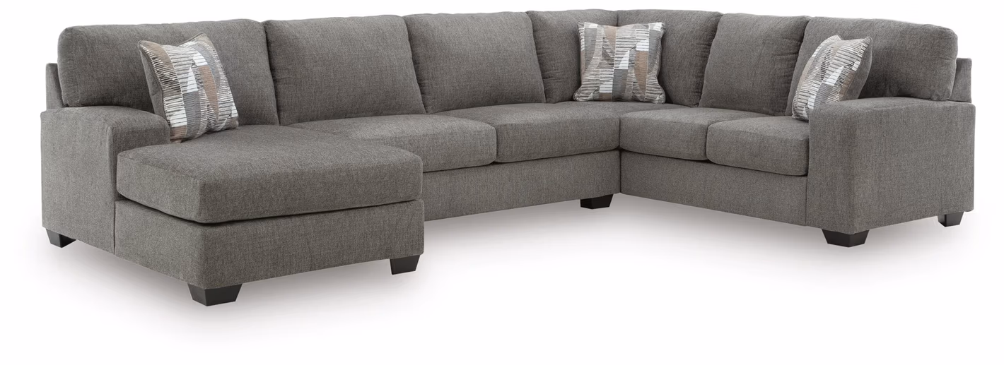 Clarington 3-Piece Sectional with Chaise