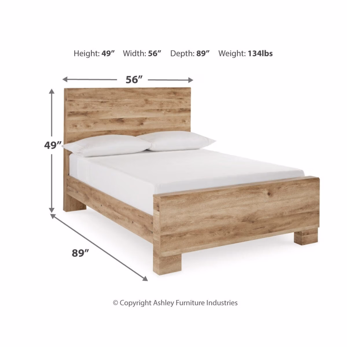 Hyanna Full Panel Bed, Dresser and Mirror - Image 9