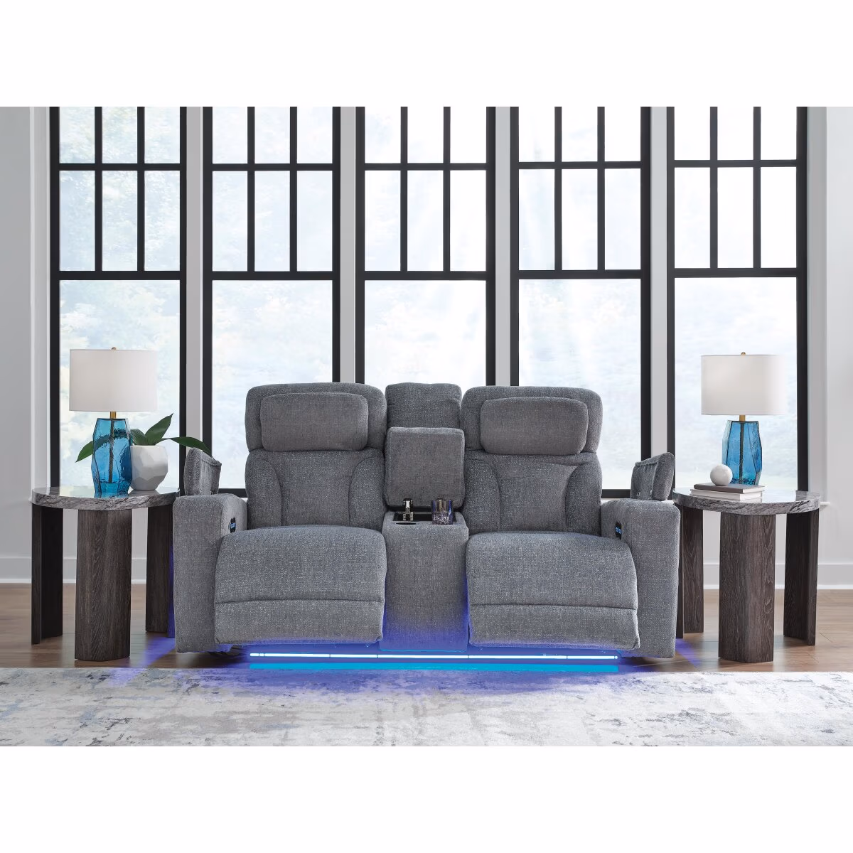 Studio Cave Power Reclining Loveseat with Console - Image 8