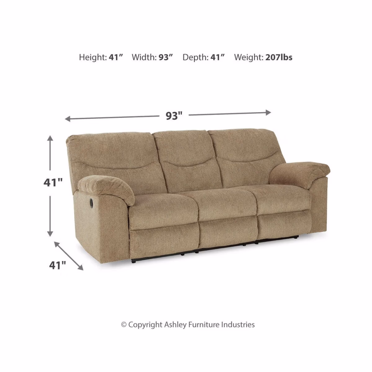 Alphons Reclining Sofa, Loveseat and Recliner - Image 19