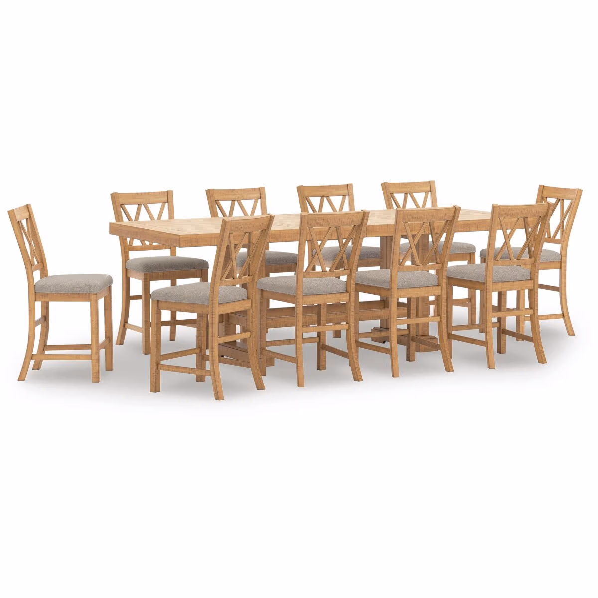 Havonplane Counter Height Dining Table and 10 Barstools - Image 2