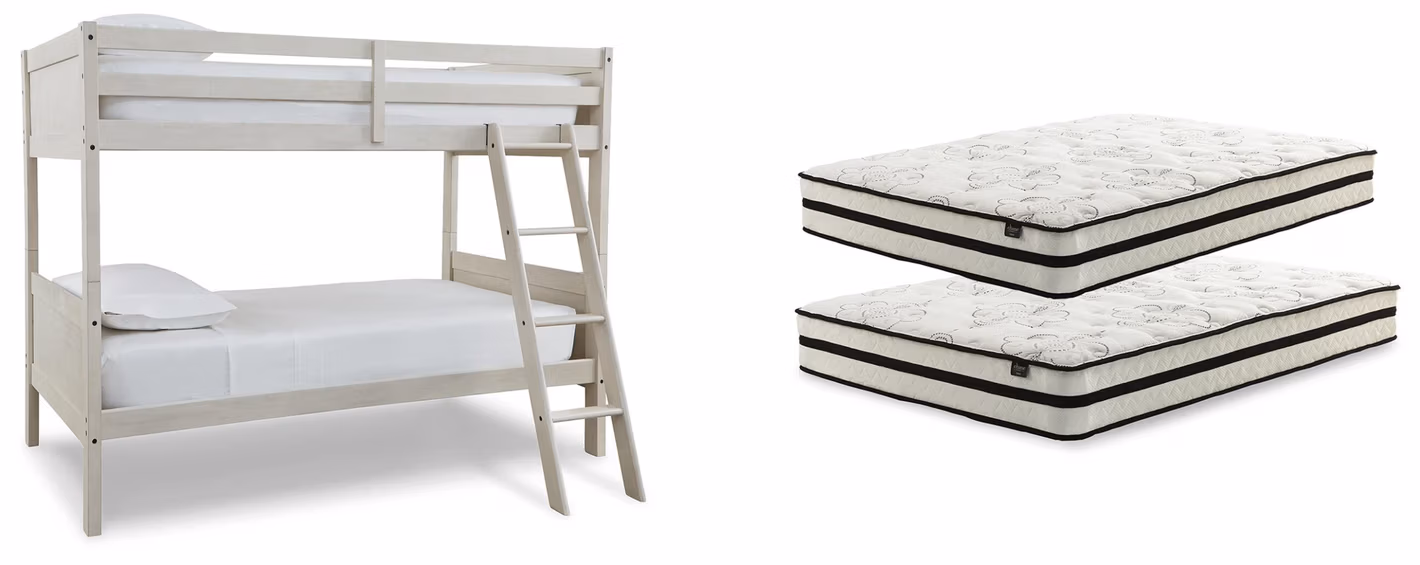 Robbinsdale Bunk Bed and Mattresses