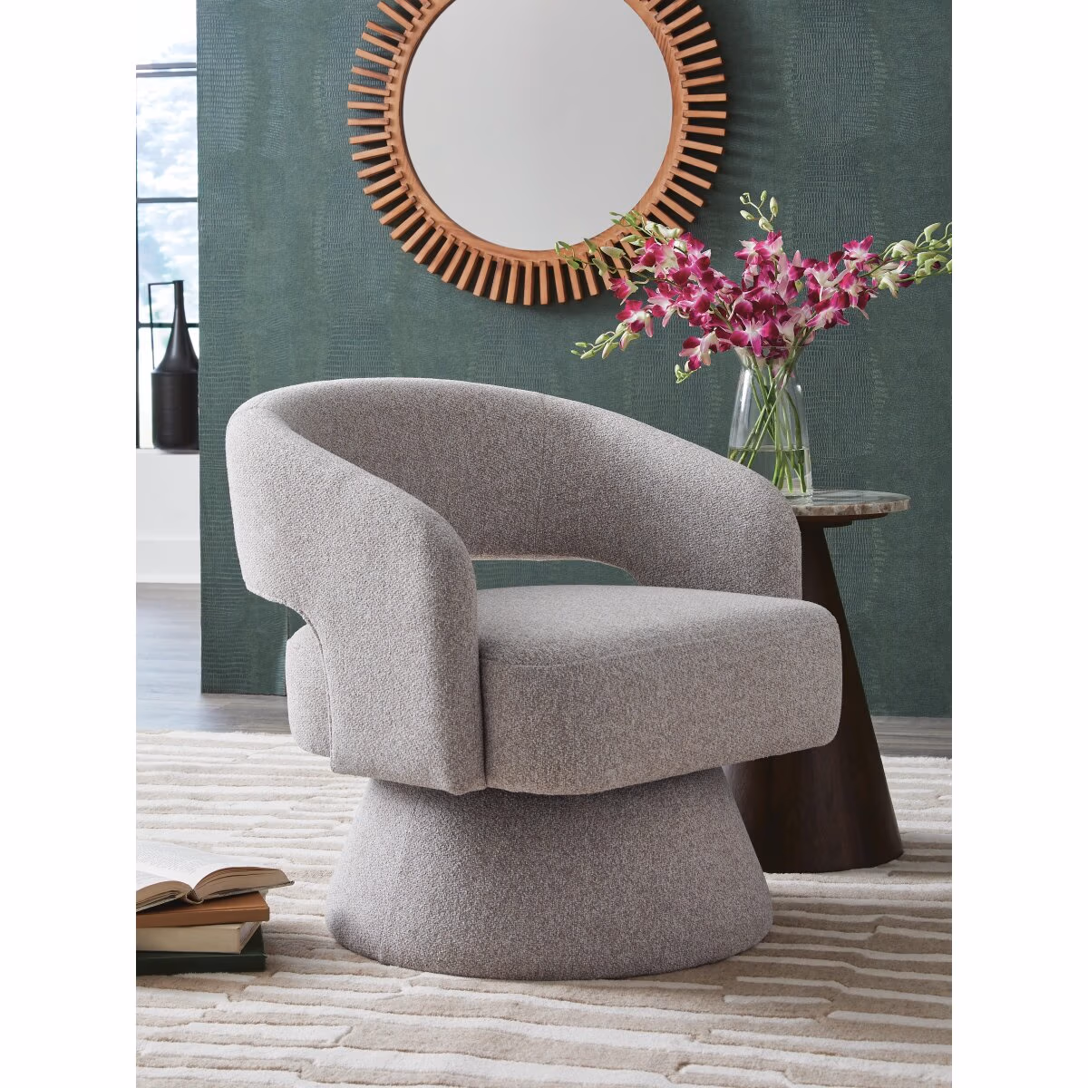 Nashkins Swivel Accent Chair - Image 3
