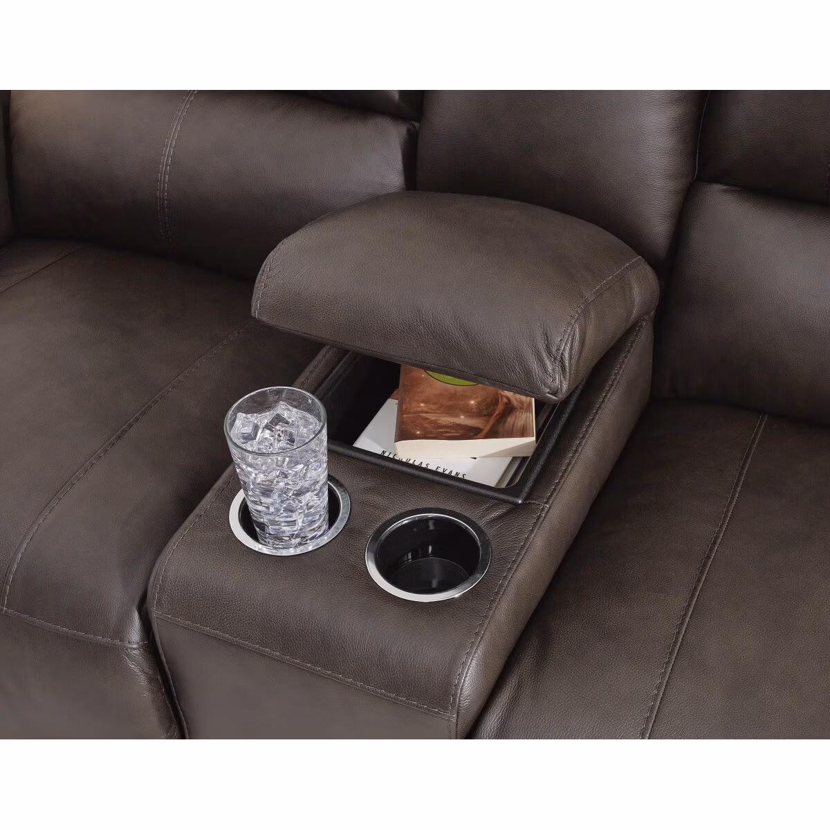 Boxmere Power Reclining Loveseat with Console - Image 8
