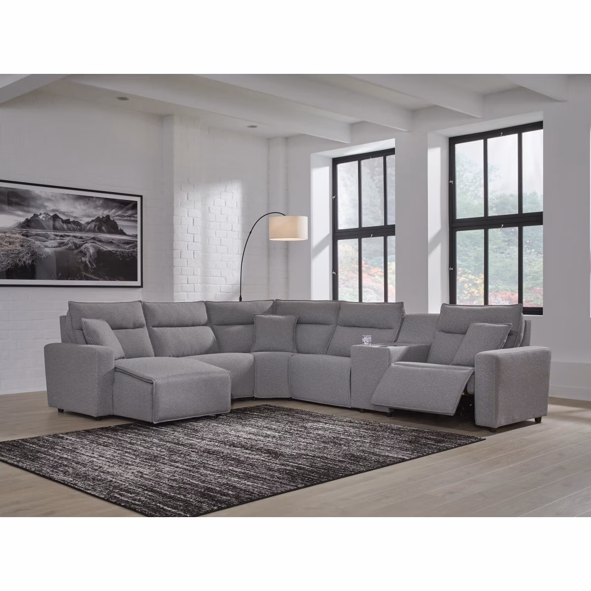 Modmax II 6-Piece Power Reclining Sectional with Chaise and Console - Image 3