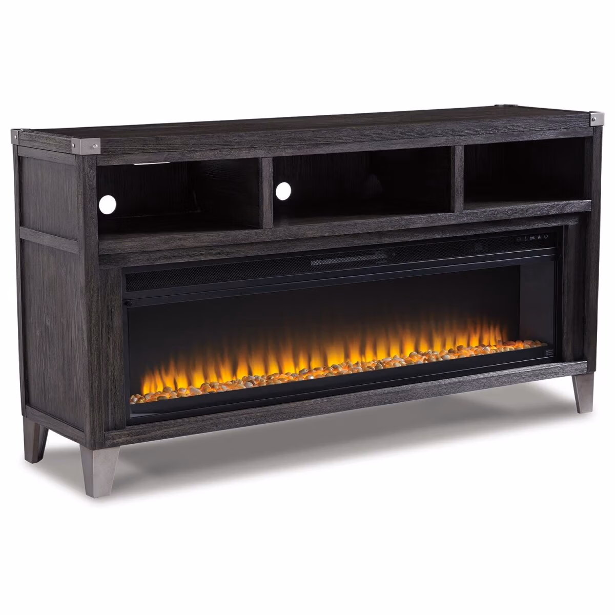Todoe 65" TV Stand with Electric Fireplace - Image 2