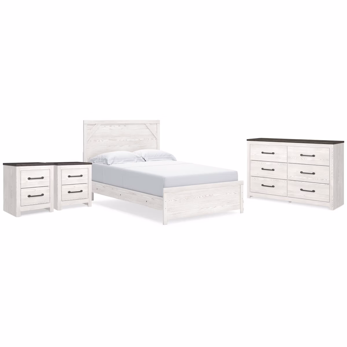 Gerridan Queen Panel Bed, Dresser and 2 Nightstands - Image 2